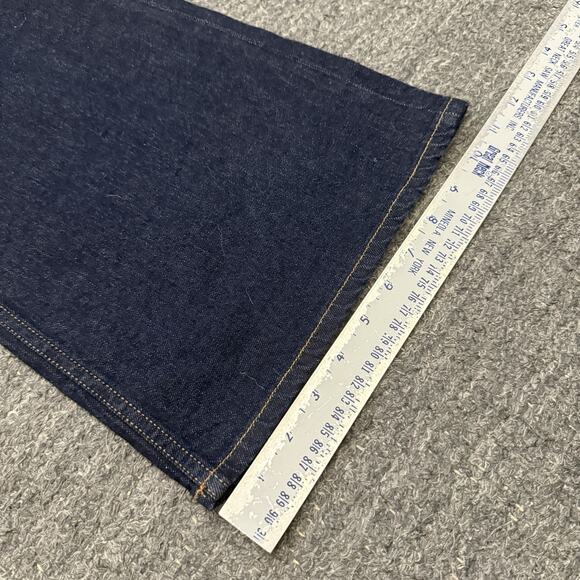 Abercrombie & Fitch Bootcut Jeans Women 33 Dark Wash Western Mid Rise Curve Love - Picture 6 of 11